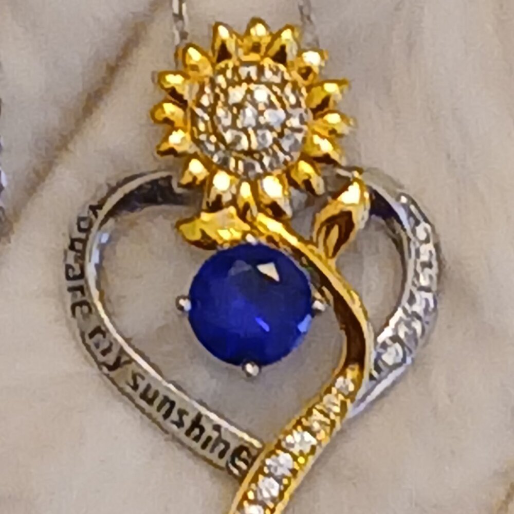 You Are My Sunshine Necklace 18k gold plated